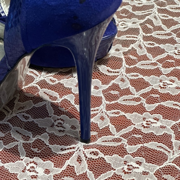 Bebe platform blue shoes !! - Picture 13 of 16
